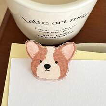 1pc INS Cartoon Animal Clips - Cute PP Clip Design, Student Memo Clips And Practical Novelty Items - Puppy - View 8