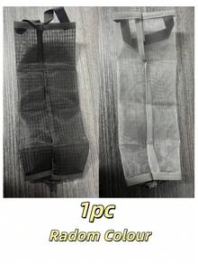 1 pieza Soporte colgante para bolsas de basura - Estante para bolsas de plástico - Dispensador colgante de malla de almacenamiento - Organizador colgante de malla para bolsas de basura plegable, transpirable y lavable - Multicolor - Ver 10