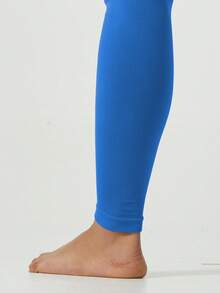 1pc Women's Black Seamless Butt-Lifting Pants, Peach Butt Shaping Yoga Fitness Leggings, Casual Sportswear, High-Quality, Stable & Comfortable, Minimalist & Professional - Blue - View 10