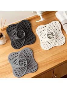 2pcs Silicone Flower Shaped Sink Overflow Stopper, Easy To Install, Suitable For Kitchen And Bathroom Sinks, Prevent Water Overflow And Clogging - Multicolor - View 6