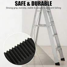 2pcs/4pcs Heavy-Duty Anti Slip Ladder Bench Feet Suitable For Telescopic Ladders - Replaceable Anti Slip Hat With Textured Tread, Durable Plastic Anti Slip Design At The Tip, Suitable For Indoor And Outdoor Use, Stable Fit, Fiberglass Ladder - Multicolor - View 6