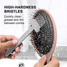 2-In-1 Hair Removal Comb And Brush Cleaning Tool - Suitable For Home, Salon, And Pet Owners (Quickly Cleans Hair, Dust, And Fuzz, Goodbye Clogged Brushes) - One Size - View 5