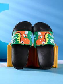 Lightweight EVA Soft Outdoor Cartoon Beach Children Sandals, Summer - Black - View 5