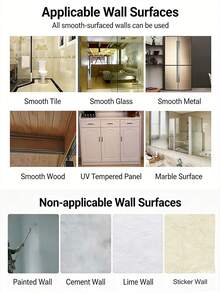 1pc Toothpaste Squeezer Tool - Holds 2 Toothbrushes & 1 Toothpaste, Automatic Toothpaste Dispenser, Toothbrush Holder, DIY Self-Adhesive, Glue Included - Multicolor - View 12