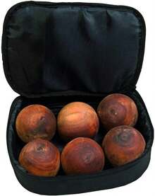 Ball Shaker Mahagony Wood-Set Double - đen - Xem 2