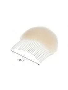 蓬松海绵发垫，发根提升工具，女孩发饰，隐形发垫，双面隐形海绵枕骨梳，海绵BB发夹头饰 - 女士隐形夹式泡沫垫，DIY干发造型，自然蓬松发饰，美发套装，美发工具套装，家居美发配件 - 彩色 - 查看 10