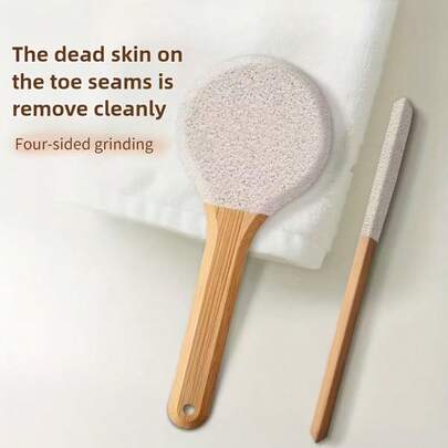 1pc Powerful Foot Scrubber, 4-Sided Foot File Board, Suitable For Cracked Heels, Designed For Foot Care