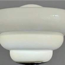 Modern Sculpture Glass Table Lamp, Layered Lampshade Design With Weighted Metal Base, Creates Soft Lighting - one-size - View 4