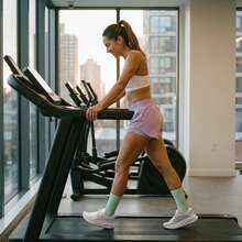 Women's Lightweight Road Running Shoes – Non-Slip Cushioned Sneakers For Gym, Workout, Walking & Tennis Arch Support & Comfort For 5K Activities - trắng - Xem 11