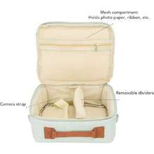 Bolsa de Transporte para Cámara, Bolsa para Cámara con Cremallera, Divisor Extraíble, Correa Ajustable para CP1200 (GREEN),40967884 - Verde - Ver 6