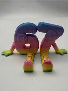 3D打印67数字摆件，关节可活动，可摆出各种姿势，创意时尚装饰品，圣诞摆件，趣味桌面摆件，收藏品，适合客厅、卧室、办公室等场所，完美的节日礼物 - A款(無手臂) - 查看 13