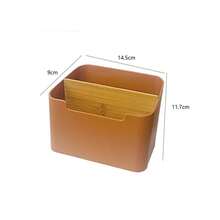 Remote Control Storage Box, TV Remote Control Holder, Multifunctional Desktop Storage Box, Bedroom/Living Room Organization Box - Multicolor - View 12