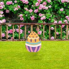 2D Flat, 1pc Easter Garden Ground , Easter Eggs, Easter Acrylic Ground (Flat Printed Version) - Germany - View 15