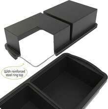 ZIP STANDING Silicone Freezer Trays With Lid,1-Cup Soup Freezer Container Large Ice Cube Molds With Reinforced Steel Ring Top For Freezing Soup Sauce Broth Leftovers Oven Dishwasher -(2-Pack): Home &Amp; Kitchen - Màu 4 - Xem 2