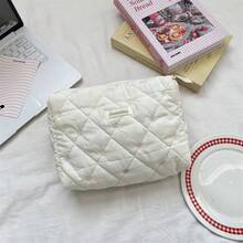 Embroidered Clutch Bag Large Capacity Cosmetic Organizer Bag Multi-Purpose Storage Pouch Soft Makeup Bag - Multicolor - View 16