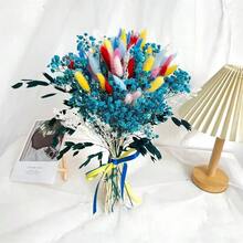 Valentine' S Day Simulation Bouquets- Suitable For Home Decoration, Vase Arrangement, Wedding Party Decoration And Other Space Embellishments. Perfect Match For Thanksgiving, Valentine' S Day, New Year And Spring Decoration - Blue Style - View 2