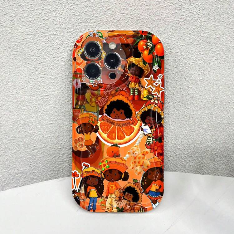 Ilustración de Muñecas Vintage de Azahar. Esta elegante funda es compatible con los modelos  17, 16, 15, 14 Pro Max, 13, 12, 11, XR y XS Plus. Fabricada en silicona TPU, ofrece protección contra golpes y caídas, además de una sensación superior. Es un regalo ideal para familiares, amigos y seres queridos, y una opción perfecta para San Valentín.fundas para ,fundas,accesorios para celular,fundas para celular,fundas para  13,funda  13,funda  16,funda  17 pro max,funda  15,fundas para  16,fundas  11,fundas ,bob esponja, - transparente - Añade 2