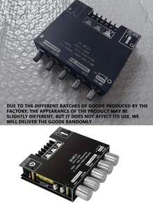 2.1 Channel Digital Amplifier Module - High Fidelity Power Amplifier Board With Bass And Treble Control, Subwoofer Output, Compact Audio Module Suitable For DIY Speaker Projects