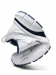 Casual Sports Shoes For Teenagers, Campus Student Sports Running Shoes, Basketball Shoes, Training Shoes, Hiking Shoes, Non-Slip Outsole, Wear-Resistant Outsole - White - View 6