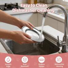 2个耐用不锈钢猫碗，防滑宠物喂食器，深底设计防止食物溢出，轻便易清洗，适合猫和小型犬，大直径宠物食品和水碗 - - - 查看 4