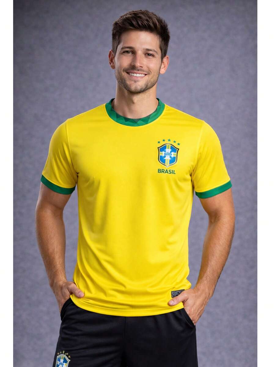 Brazil National Team Men's Player Jersey - Yellow - Sportswear - World Cup 2026 - 主色 - 查看 1