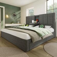 Bed Bases & Foundations - Gray + Linen + 140cm*190cm - View 9