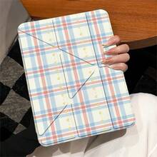 Minimalist Y-Shaped Foldable Spray-Painted Transparent Acrylic Crystal Flat Protective Case, Compatible With Pad Mini6/7/9.7/10.2/10.5/10.9/12.9/13/Pro 11, 10th Generation, Protective Case Supports Multi-Angle Adjustment, Six Bracket Placement Modes, Built-In Pen Slot, Transparent Back Cover, Anti-Drop Protection, Auto Wake/Sleep - Transparent Y-fold Single-sided Printing 11AH - View 4