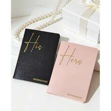 高级婚礼誓词簿，优雅结婚誓词簿，创意新郎新娘誓词簿，简约誓词簿，烫金誓词簿，高端艺术纸封面誓词簿 - 均碼 - 查看 4