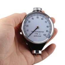 Shore Type A Rubber Tire Durometer Hardness Tester Meter 0‑100 Degrees(A) - White - View 2