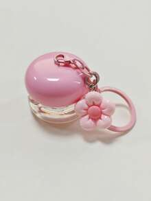 1个5克粉色迷你润唇膏罐，5克便携式眼影腮红盘，以及美妆亮片收纳挂绳。适合挂在包包、钱包上，方便日常出行。是收纳唇彩、指甲油和亮片的理想之选。5克的容量使其成为一款便携式旅行收纳瓶，也是送给女性的完美礼物。 - 彩色 - 查看 10