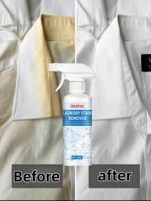 jakehoe Clothing Cleaner - Effectively Removes Stubborn Sweat Stains, Oil Stains On Cuffs And Collars, And Other Protein-Based Stains. Brightens And Cleans Without Damaging Fabrics. Simple And Convenient, Also Suitable As A Gift For Friends And Family. Assorted Styles Will Be Randomly Sent. - Liquid - View 2