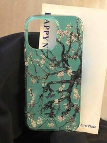 Plum Blossom Pattern Anti-Drop Phone Case, Suitable For IPhone 16/15/14 Plus/13/12/11/16/15/17 Pro Max, Stylish Protective Cover - Plum Bossom - View 4