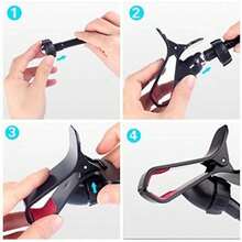 4pcs Flexible Plastic Long Arm Universal Phone Holder Stand, Black - Multicolor - View 6
