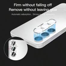 2pcs 9H Tempered Glass Camera Lens Protector Film, Compatible With Samsung Galaxy S26 Ultra/S26 Plus/S25 Ultra/S25 Plus/S25 Edge/S25 FE/S24 Ultra/S24 Plus/S24 FE/S23+/S23 FE/S22+/S21+/A07/A17/A27/A37/A57/A05S/A06/A15/A16/A24/A25/A35/A36/A54/A55/A56 Rear Camera Protective Case, Friendly Design Applicable To Daily Shield, Office, Home Daily Shield Office Home Phone Camera Cover Waterproof Shockproof Anti-Fall Scratch Resistant - Clear - View 8