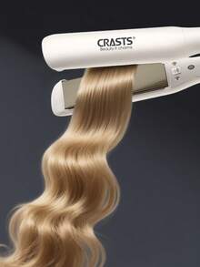 CRASTS 2-In-1 Straightening & Curling Hair Iron, Straightener & Curler, For Hair - White - View 8