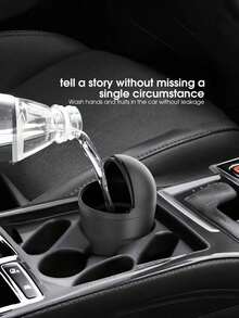 Cute & Leakproof Car Trash Can - Universal Auto Organizer Storage Box With Swing Lid - Trash Can Storage - View 2