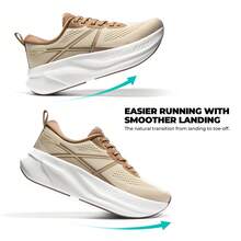 Women's Lightweight Road Running Shoes – Non-Slip Cushioned Sneakers For Gym, Workout, Walking & Tennis Arch Support & Comfort For 5K Activities - Màu Khaki - Xem 6