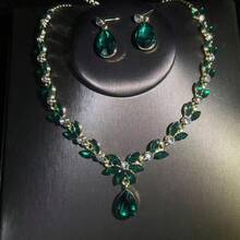 1 Set Elegant Women's Jewelry Set, Necklace & Earrings 3 PiecesSuitable For Bride, Wedding, Banquet, Formal Occasions - Jewelry Set - View 11