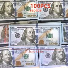 100/500/1000 tờ tiền giả mệnh giá 100 đô la cỡ nhỏ, làm bằng giấy bền, thích hợp để nâng cao nhận thức về tiền tệ, trang trí tiệc Giáng sinh, đồ dùng cho bữa tiệc, đạo cụ phim ảnh, biểu diễn ảo thuật và quà tặng chơi khăm vui nhộn. - Nhiều màu - Xem 5