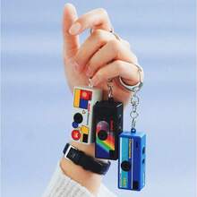 Kodak Charmera盲盒相機,顏色隨機，1987鑰匙圈迷你數位相機,盲盒禮物,體積小巧便攜，復古視覺特效，80年代色彩美學 - 彩色 - 查看 2