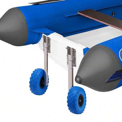 Launching Wheels For Inflatable Boats For Short Distance Beach Moves Heavy Duty Stainless Steel - MAX Load 150kg