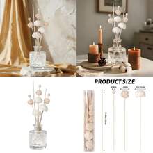 50 Pcs Reed Diffuser Sticks Rattan Flower Reed Fragrance Diffuser Set Diffuser Sticks For Office Home Decor - Primary Color - View 1