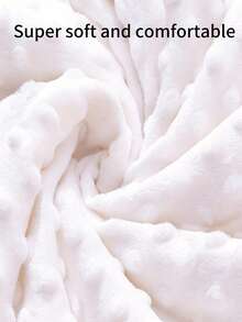 1pc Baby Embroidered Beaded Swaddle Blanket, 3D Beaded Plush Soother, Washable, Exquisite Embroidered Pattern, Newborn Swaddle Wrap - Beaded Plush For Baby Shower & Welcoming Party Gift! - Baby Tufted Embroidered Swaddle Blanket - View 7