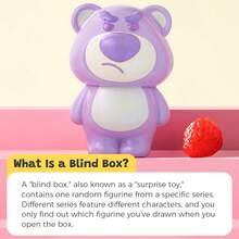 Miniso Disney Lotso Mini Blind Box, Cute Cartoon Design, Desktop Decoration, Sweet Birthday Gift, PVC Material(1 PC Random Delivery) - Multicolor - View 7