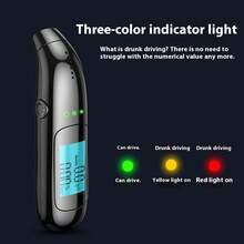 High Precision Alcohol Tester, Breathalyzer For Drunk Driving Detection - Black - View 2