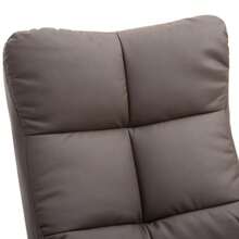 Reclining Armchair With Footrest And Storage Space, Reclining TV Chair, 360° Swivel, PU Wood Frame, Brown 80 X 86 X 99 Cm For Optimal Comfort And Relaxation - Camel - View 7