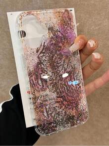 猎豹纹/豹纹高级IMD闪光渐变亮面动物纹保护手机壳，兼容 16 Pro Max、16、16 Pro；高级闪光渐变保护壳，兼容 15 Pro Max；新款防震超薄磨砂软硅胶手机壳，兼容 14、13、12、11、14 Pro Max - 彩色 - 查看 3