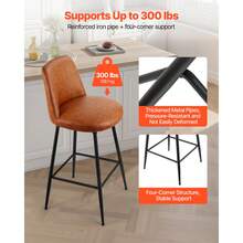 Barstools - 2 ชิ้น (สูง 98 ซม.) - ดู 2