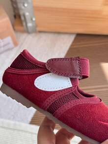 Girls' Soft Sole Fashion Leather Shoes, Spring/Autumn New Style, Princess Shoes For Little Girls - Burgundy - View 2