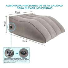 Orthopedic Comfort Leg Rest Pillow With Pump - Black - View 3